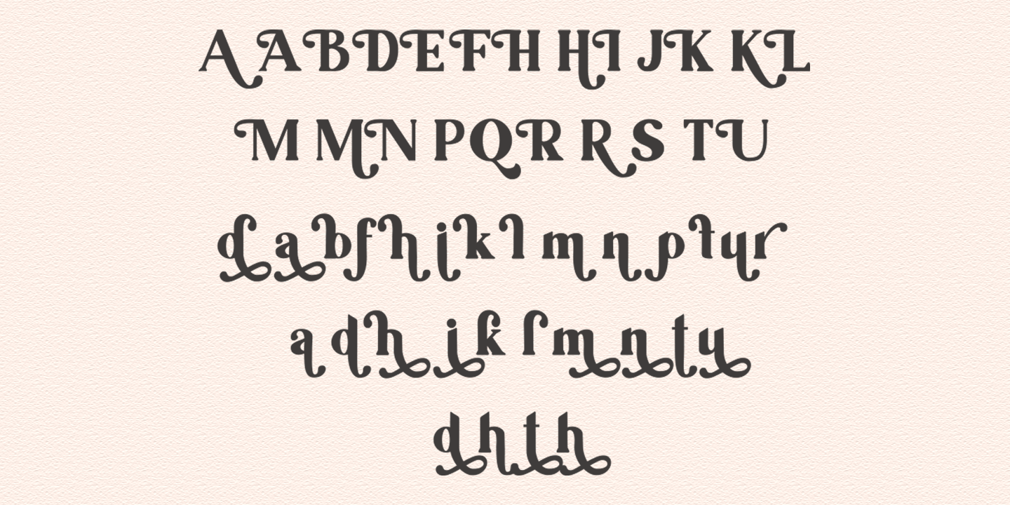Beispiel einer Ragila-Schriftart #3